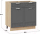 Миниатюра изображения товара Шкаф-стол кухонный ТриЯ Долорес 1Н8Я1 (дуб крафт золотой/титан)
