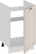Миниатюра изображения товара Шкаф под мойку ТриЯ Лина 1Н5М (белый/кремовый)