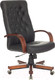 Миниатюра изображения товара Кресло офисное Бюрократ T-9928WALNUT/ECO (экокожа черный/дерево)