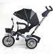 Миниатюра изображения товара Трехколесный велосипед с ручкой NINO Lux (черный)