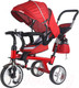 Миниатюра изображения товара Трехколесный велосипед с ручкой NINO Optima (красный)