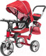 Миниатюра изображения товара Трехколесный велосипед с ручкой NINO Optima (красный)