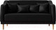 Миниатюра изображения товара Диван Лига Диванов Киото (экокожа черный)