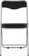 Миниатюра изображения товара Стул Stool Group Джонни (экокожа черный/металлик)