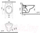Миниатюра изображения товара Унитаз подвесной VitrA SpinFlush S10 / 7855B003-0075