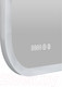 Миниатюра изображения товара Зеркало Континент Bliss Led 80x70 (с увеличительным зеркалом и часами)