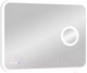 Миниатюра изображения товара Зеркало Континент Bliss Led 80x70 (с увеличительным зеркалом и часами)