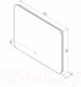 Миниатюра изображения товара Зеркало Континент Burzhe Led 80x70 (с бесконтактным сенсором, холодная подсветка)