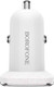 Миниатюра изображения товара Зарядное устройство автомобильное Borofone BZ12 с кабелем Micro (белый)