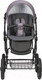 Миниатюра изображения товара Детская универсальная коляска INDIGO Charlotte Sity Classic 12 (Cs 03, темно-серый/фиолетовый)