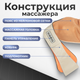 Миниатюра изображения товара Массажер электронный Calmer Flash MS-018