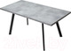 Миниатюра изображения товара Обеденный стол M-City Brick M 120 / DEDBRICKMBETPORBLK120 (бетон портленд/черный)