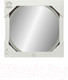 Миниатюра изображения товара Зеркало Континент Millenium White Led D 80 (натуральная кожа, белый)
