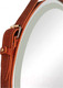 Миниатюра изображения товара Зеркало Континент Millenium Brown Led D 500 (натуральная кожа, коричневый)