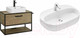 Миниатюра изображения товара Тумба с умывальником Акватон Лофт Фабрик 80 (1A2424K1LTDY0)