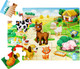 Миниатюра изображения товара Развивающая игра Baby Toys First Puzzle Кто живет в деревне / 04189 (20эл)