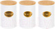 Миниатюра изображения товара Набор емкостей для хранения Elan Gallery Чай, кофе, сахар / 240182 (белый)