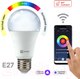 Миниатюра изображения товара Умная лампа EKF Connect 8W WIFI RGBW E27 / slwf-e27-rgbw