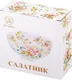 Миниатюра изображения товара Салатник Elan Gallery Яблоневый цвет на белом / 420412