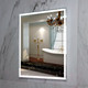 Миниатюра изображения товара Зеркало Пекам Greta 70x80 / greta-70x80d (с подсветкой, сенсором на взмах руки)