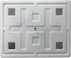 Миниатюра изображения товара Зеркало Пекам Greta 70x80 / greta-70x80dcl (с подсветкой, сенсором на взмах руки и часами)