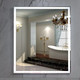 Миниатюра изображения товара Зеркало Пекам Greta 70x80 / greta-70x80dp (с подсветкой, сенсором на взмах руки и подогревом)