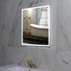 Миниатюра изображения товара Зеркало Пекам Greta 70x80 / greta-70x80dp (с подсветкой, сенсором на взмах руки и подогревом)