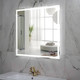 Миниатюра изображения товара Зеркало Пекам Greta 80x80 / greta-80x80dp (с подсветкой, сенсором на взмах руки и подогревом)