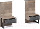 Миниатюра изображения товара Прикроватная тумба Империал Стокгольм (2шт, дуб гранж песочный/железный камень)