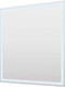 Миниатюра изображения товара Зеркало Пекам Greta 80x90 / greta-80x90dpcl (с подсветкой, сенсором на взмах руки, подогревом и часами)