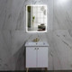 Миниатюра изображения товара Зеркало Пекам Greta 80x120 / greta-80x120dcl (с подсветкой, сенсором на взмах руки и часами)