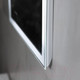 Миниатюра изображения товара Зеркало Пекам Greta 80x120 / greta-80x120dcl (с подсветкой, сенсором на взмах руки и часами)