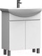 Миниатюра изображения товара Тумба под умывальник Vigo Wing 700-2-0 (белый)
