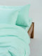 Миниатюра изображения товара Комплект постельного белья GoodNight Сатин Делюкс Евро 2 / 385241 (мята)