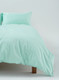 Миниатюра изображения товара Комплект постельного белья GoodNight Сатин Делюкс Евро / 385243 (50x70, мята)