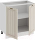 Миниатюра изображения товара Шкаф-стол кухонный ТриЯ Лина 1Н8 (белый/кремовый)