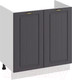 Миниатюра изображения товара Шкаф под мойку ТриЯ Лина 1Н8М (белый/графит)