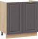 Миниатюра изображения товара Шкаф под мойку ТриЯ Лина 1Н8М (дуб крафт золотой/графит)