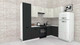 Миниатюра изображения товара Кухонный гарнитур ВерсоМебель Эко-1 1.2x2.6 правая (дуб крафт белый/антрацит/ст.мрамор итальянский)