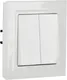 Миниатюра изображения товара Выключатель IEK Brite BR-V20-0-10-K01-F (белый)