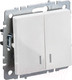 Миниатюра изображения товара Выключатель IEK Brite BR-V20-1-10-K01 (белый)