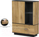 Миниатюра изображения товара Шкаф Интерлиния Quartz QZ-ШК2 (дуб нокс/черный)