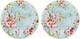 Миниатюра изображения товара Набор тарелок Elan Gallery Яблоневый цвет на голубом / 420431