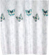 Миниатюра изображения товара Шторка-занавеска для ванны Perfecto Linea Harmony 36-118011 (бабочки)