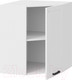 Миниатюра изображения товара Шкаф навесной для кухни ТриЯ Лорас 1В6У (белый/холст белый)