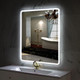 Миниатюра изображения товара Зеркало Пекам Marta 1 60x80 / marta1-60x80dcl (с подсветкой, сенсором на взмах руки и часами)