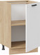 Миниатюра изображения товара Шкаф-стол кухонный ТриЯ Лорас 1Н5 (дуб крафт золотой/холст белый)