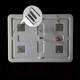 Миниатюра изображения товара Зеркало Пекам Marta 1 60x100 / marta1-60x100dcl (с подсветкой, сенсором на взмах руки и часами)
