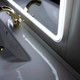 Миниатюра изображения товара Зеркало Пекам Marta 1 100x80 / marta1-100x80dpcl (с подсветкой, сенсором на взмах руки, подогревом и часами)