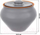 Миниатюра изображения товара Набор горшочков для запекания Elan Gallery TerraCotta / 570154 (серый)